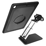 Avizar Support bureau avec coque iPad 2020 et 2019 10.2 Rotatif Hauteur réglable Noir