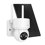 Caméra surveillance + Panneau solaire 3W Capteur PIR Détection humanoïde AI LinQ