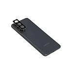 Tiger Protège-caméra pour Samsung Galaxy S22 / S22 Plus Antichoc en Verre Trempé Noir transparent