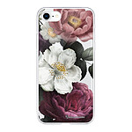LaCoqueFrançaise Coque iPhone 7/8/ iPhone SE 2020/ 2022 silicone transparente Motif Fleurs roses ultra resistant