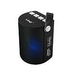 LinQ Enceinte Sans-fil  Bluetooth LED Multicolore Radio FM Port USB micro SD Noir