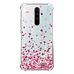 Evetane Coque Xiaomi Redmi Note 8 Pro anti-choc souple angles renforcés transparente Motif Confettis De Coeur