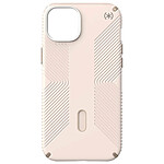 Speck Coque pour iPhone 15 Plus Presidio2 Grip Clicklock Beige