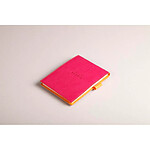 RHODIA Porte-bloc Rhodiarama simili FRAMBOISE avec porte-crayon + bloc N°13 ligné