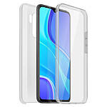 Avizar Coque Xiaomi Redmi 9 Protection Arrière Rigide + Avant Souple Transparent