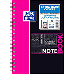 OXFORD NoteBook Spirales B5 (17 x 25cm) 160 P Petits Carreaux Couv Polypro Aléatoire