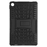 Avizar Coque pour  Lenovo Tab M10 Plus Gen 3 Bi-matière Antichoc avec Béquille Support  Noir