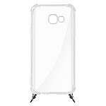 Avizar Coque pour Samsung Galaxy A5 2017 Anneau personnalisable avec bijou/chaine Transparent