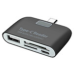 Avizar Adaptateur  USB-C vers USB et micro USB, Lecteur Carte SD et micro SD