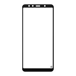 Force Glass Protection d'Écran pour Samsung Galaxy A7 2018 en Verre 2.5D Sur-Mesure Noir