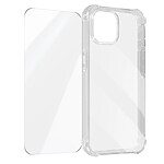 Avizar Coque pour iPhone 15 Plus Coins Renforcés Antichoc + Verre Trempé 9H Transparent