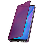 Avizar Housse Huawei P30 Pro Étui Miroir Clapet translucide Stand Vidéo violet