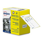 AVERY Rouleau 150 Etiquettes Hydrosolubles Traçabilité Alimentaire Pré-imprimées 70x40mm