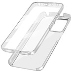 Avizar Coque Intégrale pour Xiaomi Redmi Note 12 Pro Plus 5G Arrière Rigide et Avant Souple Transparent