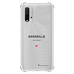 LaCoqueFrançaise Coque Xiaomi Redmi 9T Silicone antichocs Solides coins renforcés  transparente Motif Marseille mon amour