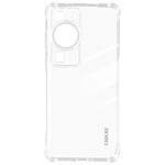 Avizar Coque pour Huawei P60 Pro Silicone Flexible Coins Bumper  Transparent