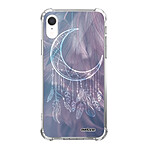 Evetane Coque iPhone Xr anti-choc souple angles renforcés transparente Motif Lune Attrape Rêve