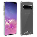 Avizar Coque Samsung Galaxy S10 Protection Cristal Bi-matière Antichocs Transparent