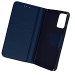 Avizar Étui pour Motorola Moto G42 Clapet Portefeuille Languette Magnétique Support Vidéo  rouge et bleu nuit