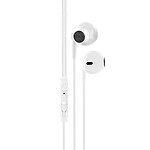 Mooov 493165 - Ecouteurs intra auriculaire avec micro 1,2 m - blanc