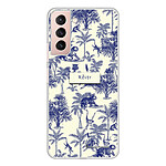 LaCoqueFrançaise Coque Samsung Galaxy S21 Plus 5G 360 intégrale transparente Motif Botanic Rêve Tendance