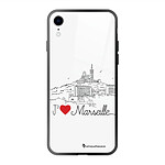 LaCoqueFrançaise Coque iPhone Xr Coque Soft Touch Glossy J'aime Marseille Design