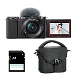 SONY ALPHA ZV-E10 NOIR + 16-50 PZ + Sac + SD 8 Go