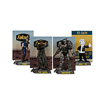 Fallout - Pack 4 statuettes Fallout Movie Maniacs Lucy, Maximus, The Ghoul & Vault Boy 15 cm