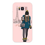 LaCoqueFrançaise Coque Samsung Galaxy S8 Silicone Liquide Douce rose pâle Working girl