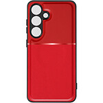 Avizar Coque pour Samsung Galaxy S24 Plus Rigide Contour souple Antichoc Rouge