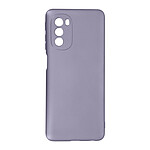 Avizar Coque Motorola Moto G51 5G Silicone Flexible Effet Métallisé Intérieur Doux  Violet