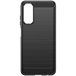 Avizar Coque pour Samsung Galaxy M34 5G Flexible Effet Carbone Noir