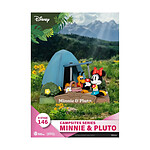 Disney - Diorama D-Stage Campsite Series Mini & Pluto 10 cm