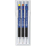 STAEDTLER Portemines, en étui de 3, avec gomme, pointe rentrante