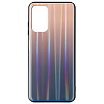 Avizar Coque Xiaomi Redmi 9T et Poco M3 Hybride Holographique Brillant Marron