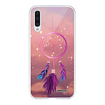 Evetane Coque Samsung Galaxy A50 360 intégrale transparente Motif Attrape rêve rose Tendance