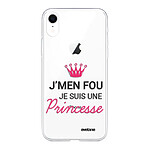 Evetane Coque iPhone Xr 360 intégrale transparente Motif Je suis une princesse Tendance