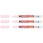 EDDING Marqueur Craie Liquide 4085 Rose Pastel Pointe Ronde 1-2 mm x 3