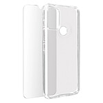 Avizar Coque pour Motorola Moto G50 Souple et Film Verre Trempé 9H Transparent