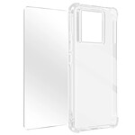 Avizar Coque pour Xiaomi 13T et 13T Pro Coins Antichoc + Verre Trempé 9H Transparent