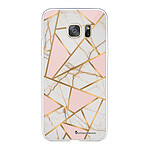 LaCoqueFrançaise Coque Samsung Galaxy S7 360 intégrale transparente Motif Marbre Rose Tendance