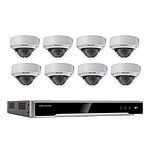 Hikvision - Kit vidéosurveillance 8 caméras dômes