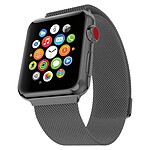 Avizar Bracelet Apple Watch 42 et 44 mm Acier inoxydable - Gris sidéral