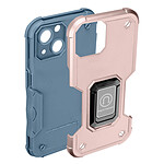 Avizar Coque iPhone 14 Antichoc Hybride avec Anneau Support Magnétique  Rose Gold