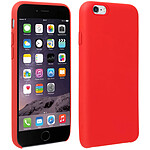 Avizar Coque iPhone 6 et 6S Silicone Semi-rigide Mat Finition Soft Touch Rouge