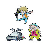 Retour vers le futur - Set 3 pin's Retour vers le futur Limited Japanese Edition