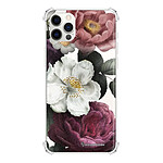 LaCoqueFrançaise Coque iPhone 12/12 Pro anti-choc souple angles renforcés transparente Motif Fleurs roses