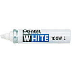 PENTEL Marqueur Peinture Permanent X100WL Pointe biseautée 3-6 mm Blanc