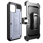 Supcase Coque pour iPhone 14 Plus Multicouche Clip ceinture et béquille support Unicorn Beetle Pro  Violette