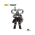 Warhammer 40k - Figurine 1/18 Astra Militarum Cadian Command Squad Veteran with Master Vox 12 c